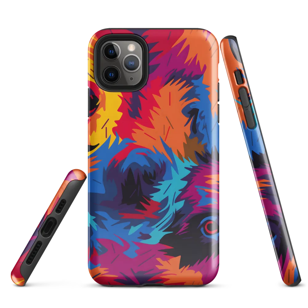 The Colorful Essence of Bears | Phone Case |  11 Pro Max | Tough Case | Glossy