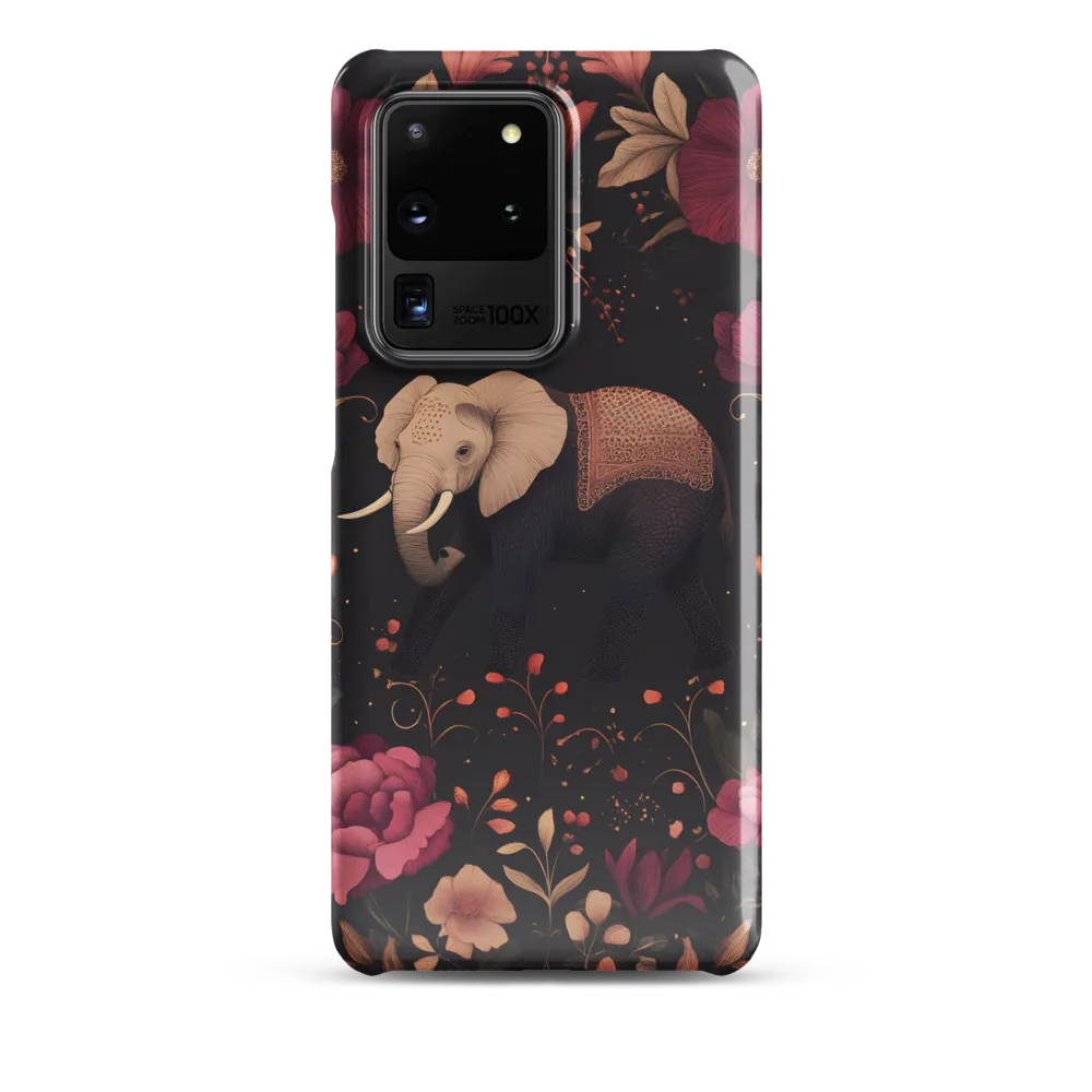 Whispers of the Wild: Elephants and Blooms