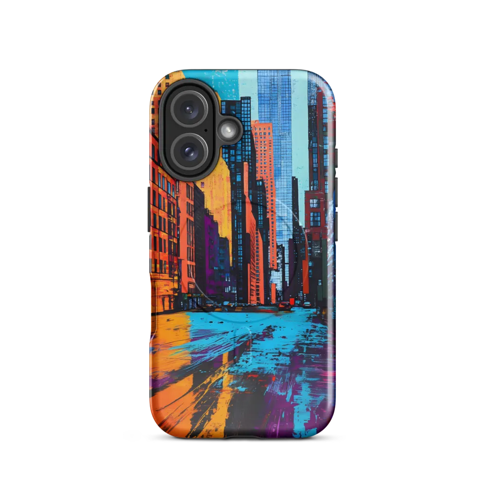 Vibrant Urban Horizons | Phone Case |  16 | MagSafe® Tough Case | Glossy