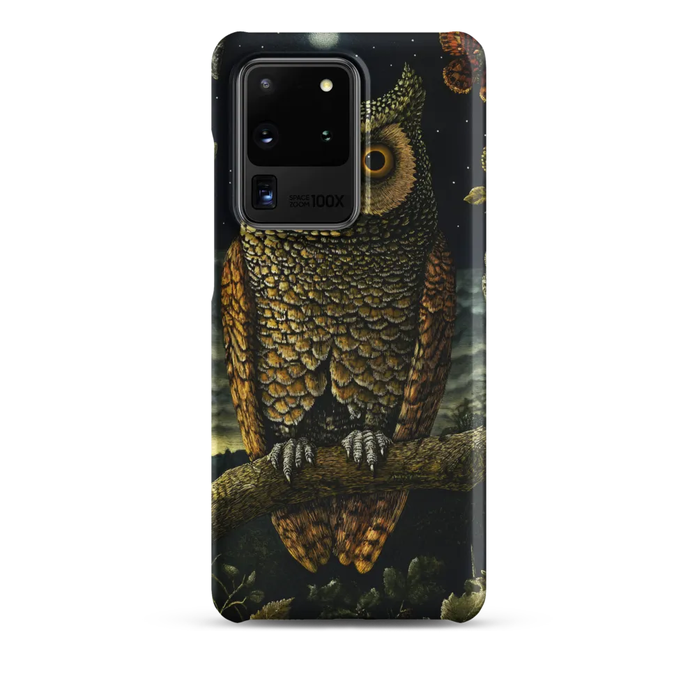 Mystical Night: The Guardian Owl | Phone Case |  S20 Ultra | Snap Case | Matte