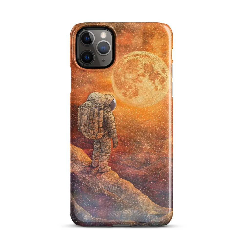 Journey to the Celestial: An Astronaut's Reflection | Phone Case |  11 Pro Max | Snap Case | Glossy