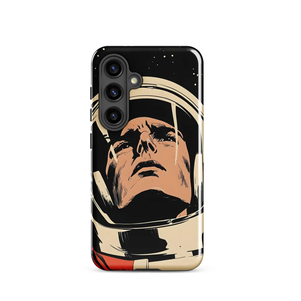 Gaze of the Astronaut | Phone Case |  S24 | Tough Case | Glossy