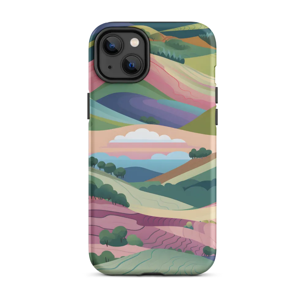 Harmonious Hills | Phone Case |  14 Plus | Tough Case | Matte