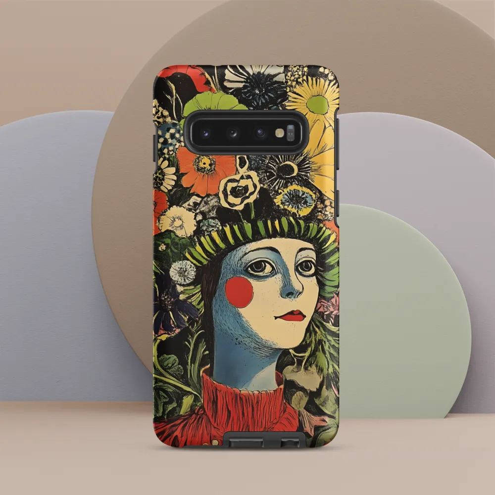 Floral Whimsy: A Portrait of Nature's Embrace