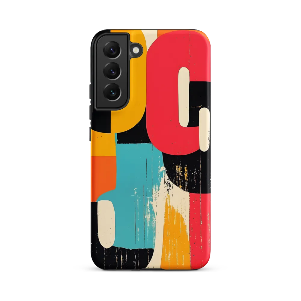 Colorful Curves: Numbers in Harmony | Phone Case |  S22 Plus | Tough Case | Matte