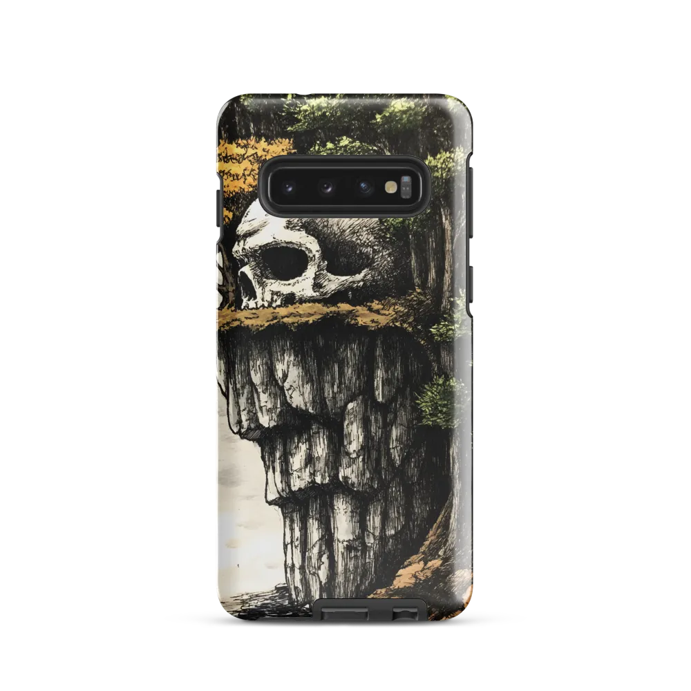 The Whispering Skull: A Surreal Encounter with Nature | Phone Case |  S10 | Tough Case | Glossy