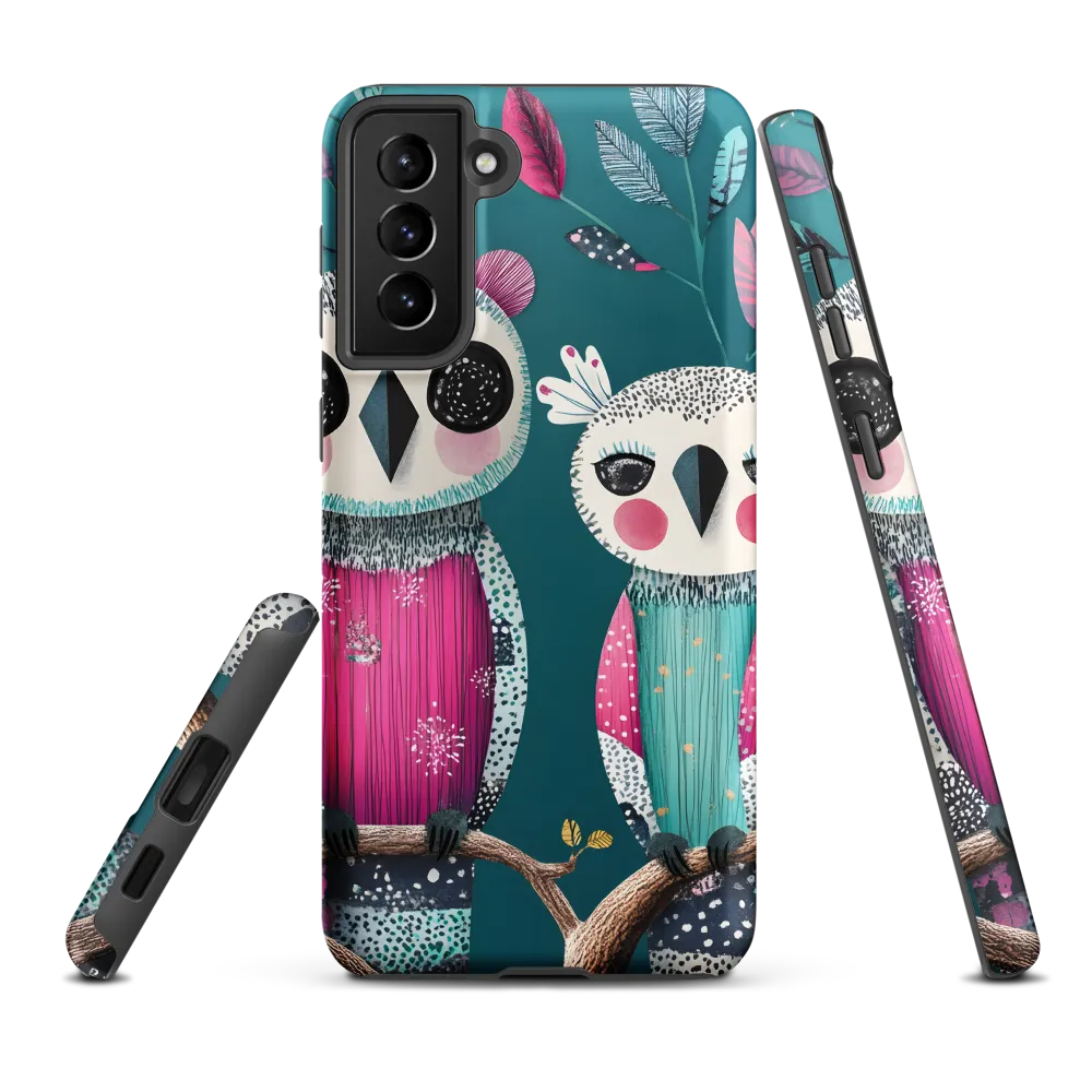 Whimsical Duo: A Celebration of Nature and Color