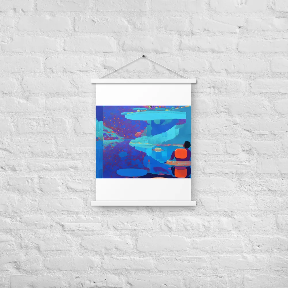 Reflections of Serenity | Poster With White Wood Hanger | 18″×24″