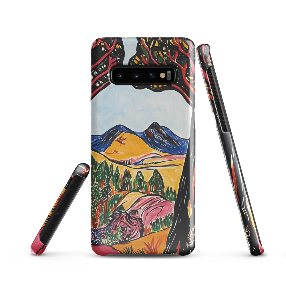 Vibrant Nature's Embrace | Phone Case |  S10 | Snap Case | Glossy