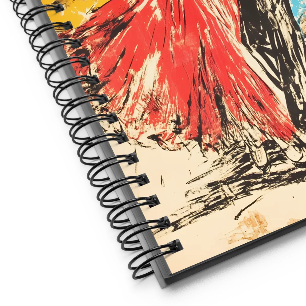 Dance of Passion | Spiral Notebook