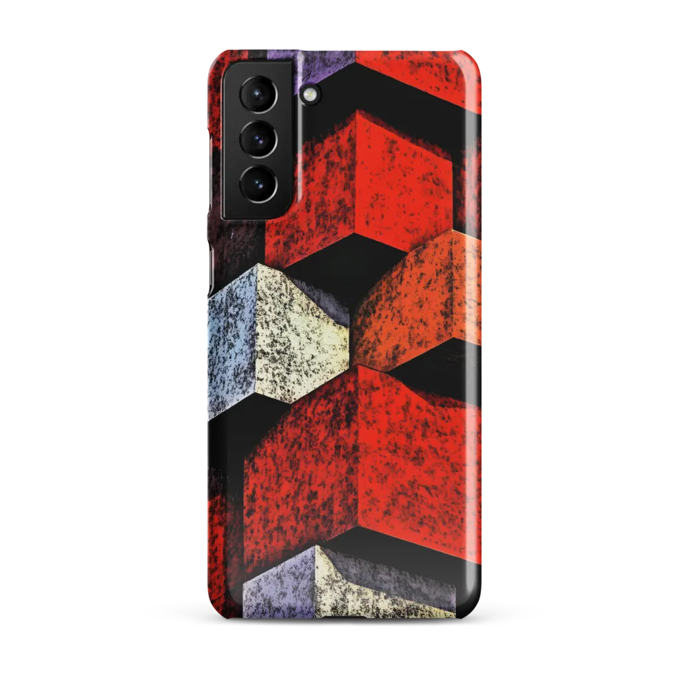 Stacked Cubes — Red Facade Study