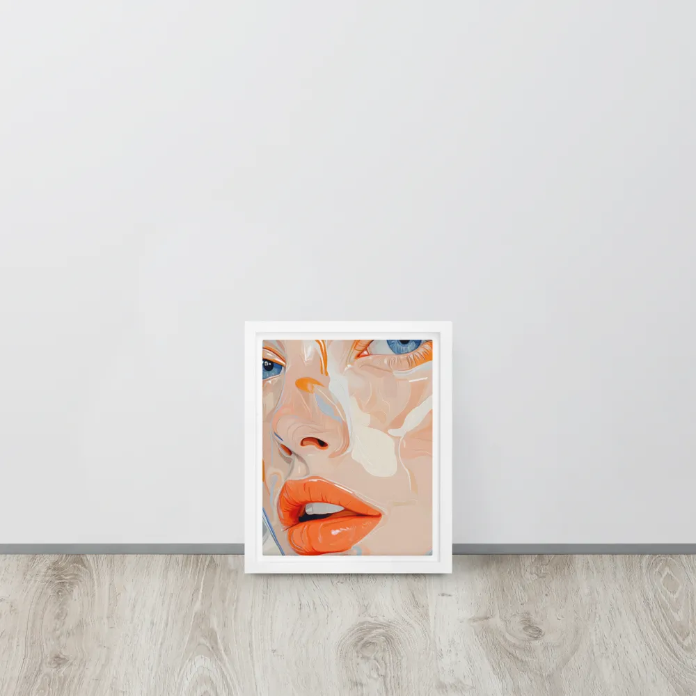 Ethereal Expressions | Canvas with White Frame | 8″×10″
