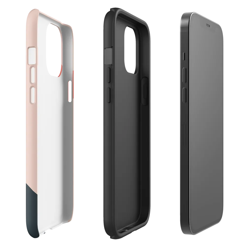 Contemplative Portrait in Minimalism | Phone Case |  12 Pro Max | Tough Case | Matte