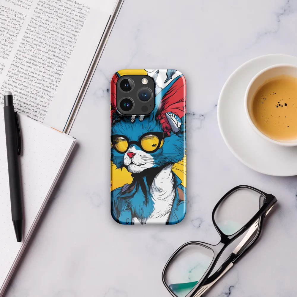 Spectacled Blue — Cat Portrait with Kitten