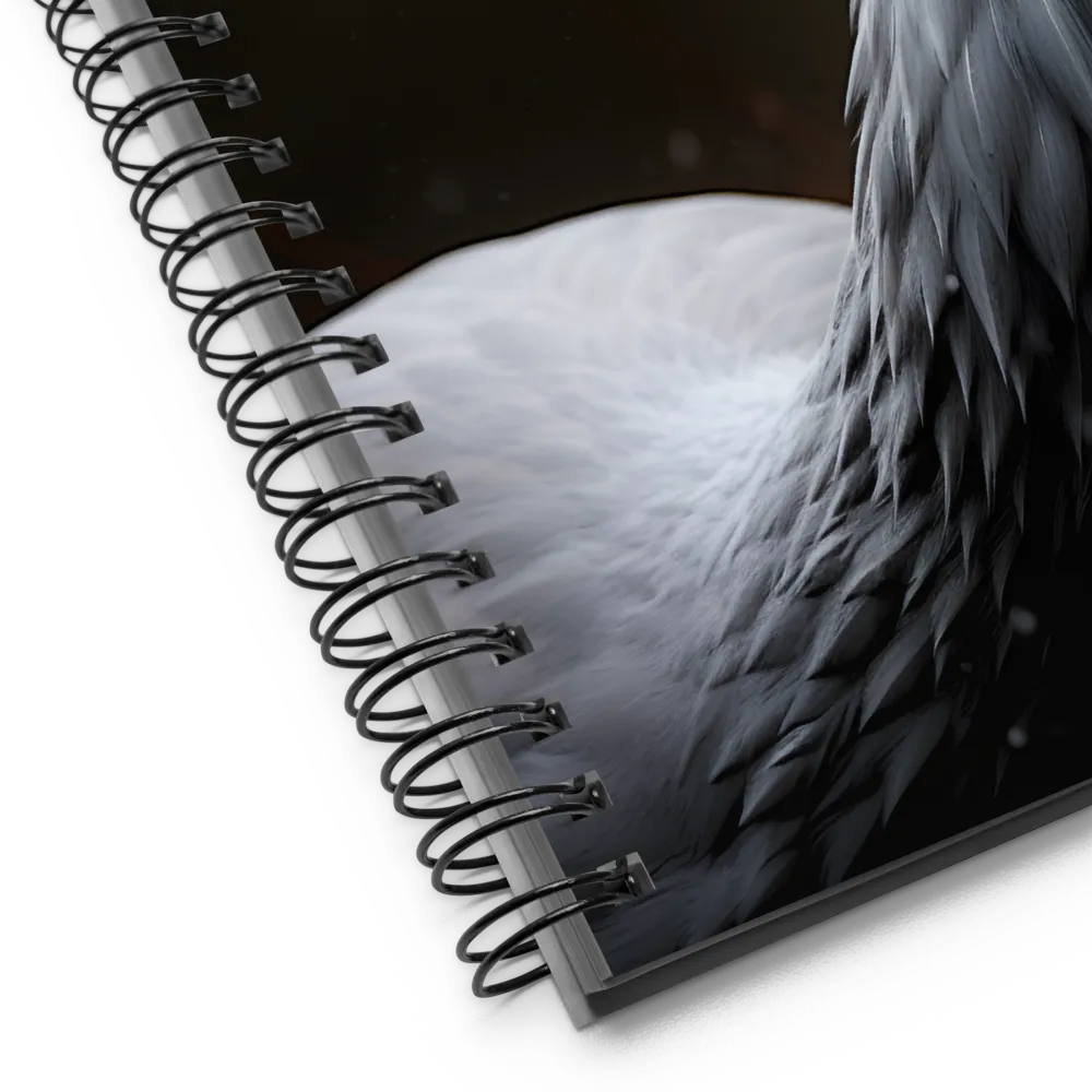 Ember-Crested Elegance | Spiral Notebook