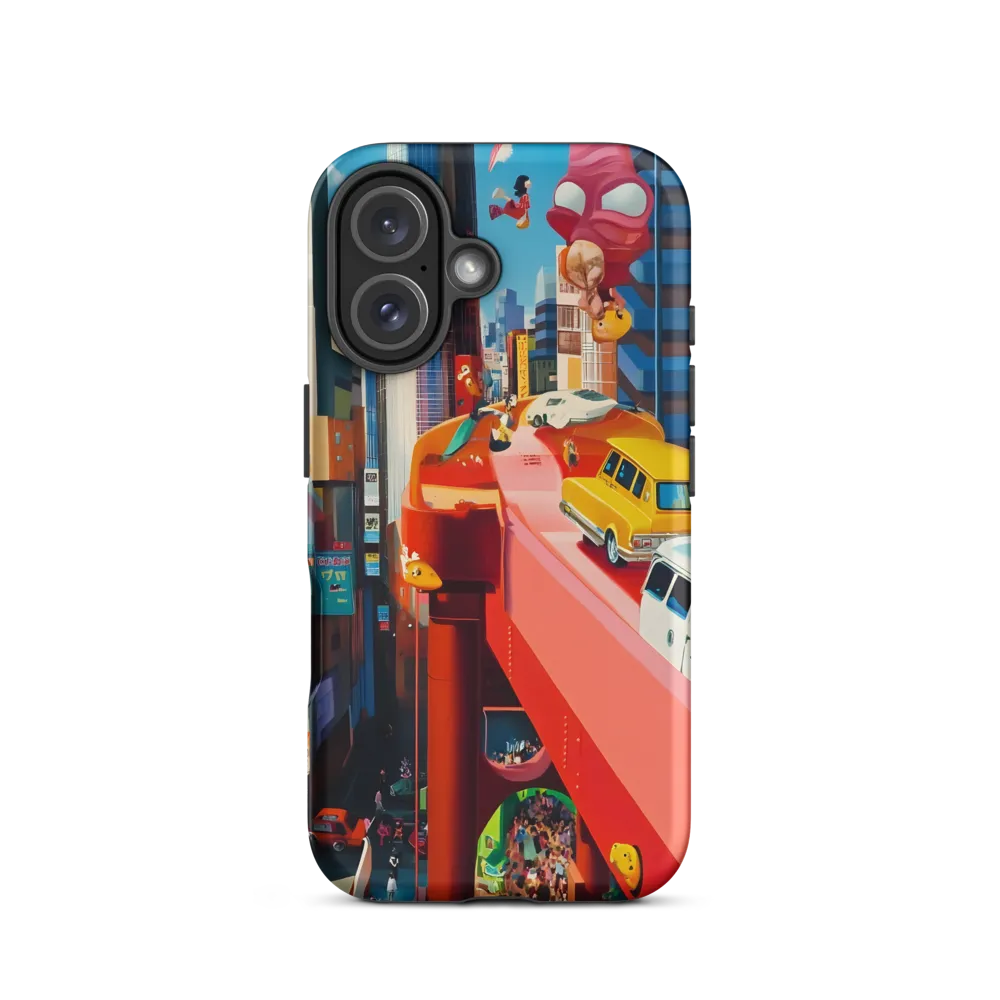 Urban Whimsy: A Colorful Cityscape | Phone Case