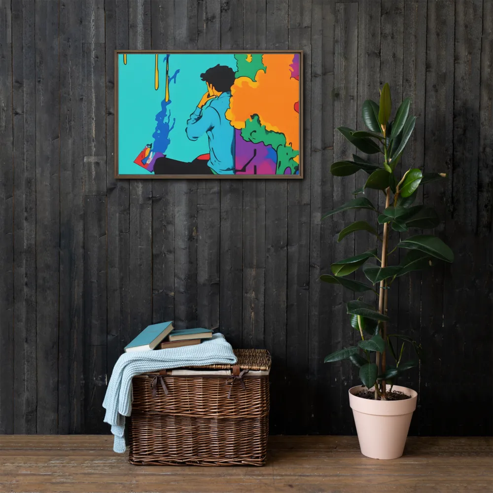 The Artist Within | Canvas with Brown Frame | 20″×30″