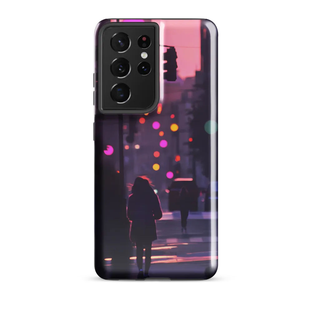 City Silhouettes at Dusk | Phone Case |  S21 Ultra | Tough Case | Glossy