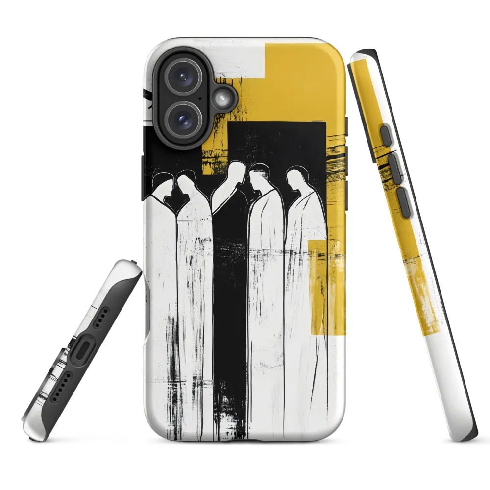 Contemplative Assemblage | Phone Case |  16 Plus | Tough Case | Matte
