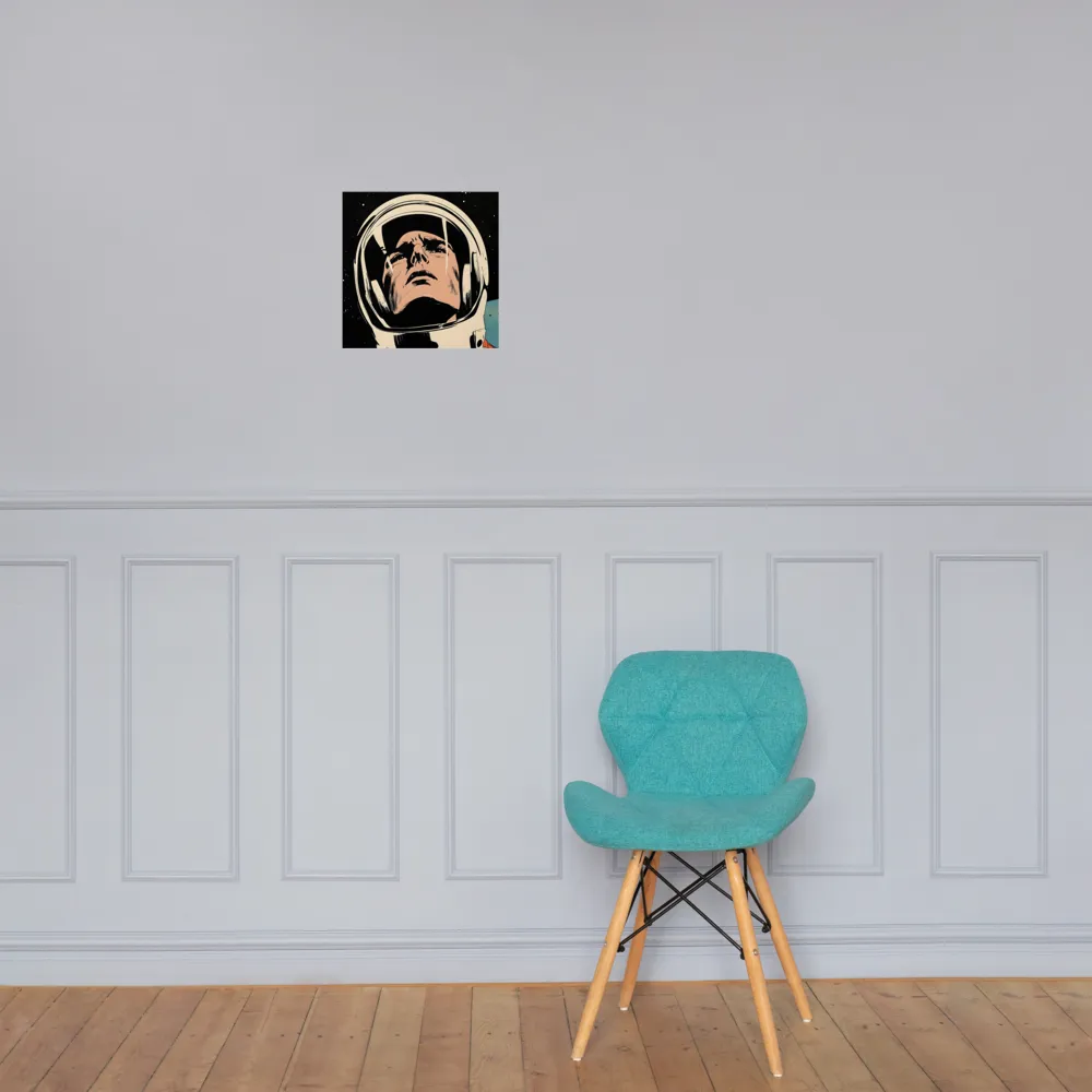 Gaze of the Astronaut | Poster | 12″×12″