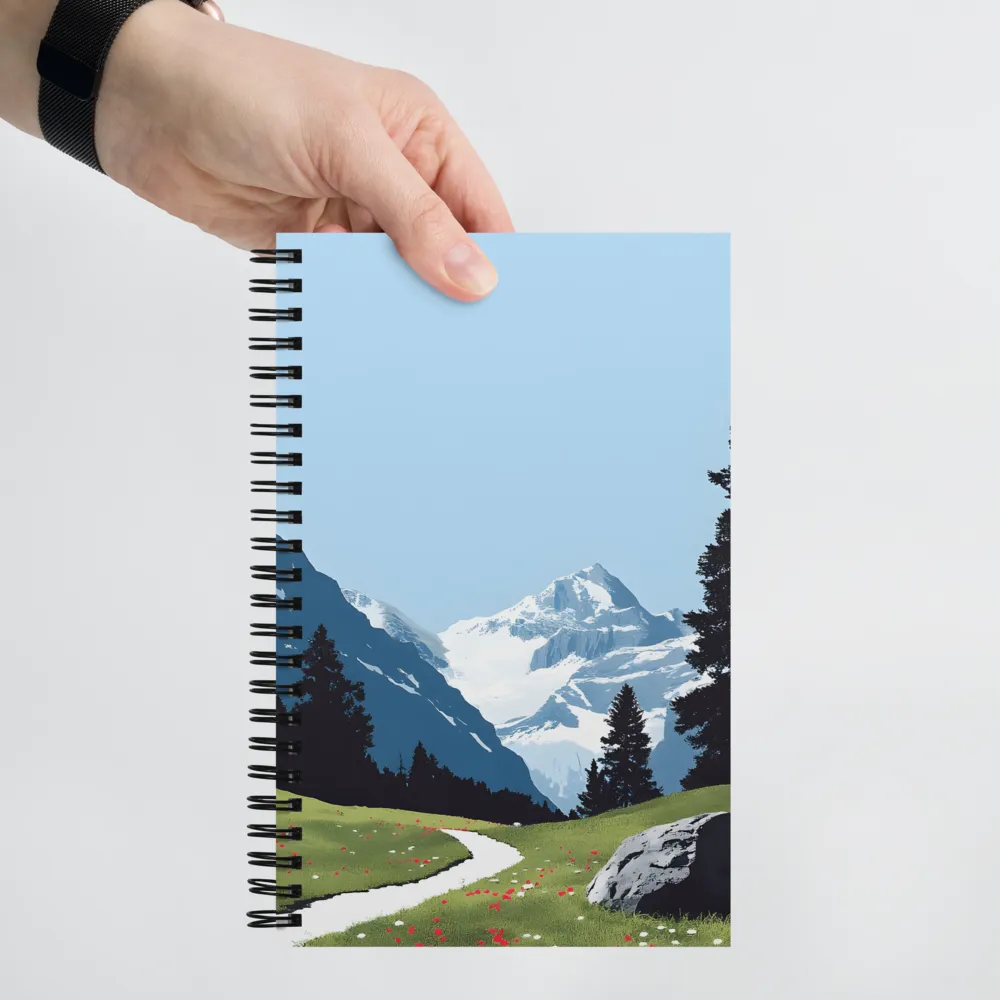 Tranquil Mountain Retreat | Spiral Notebook