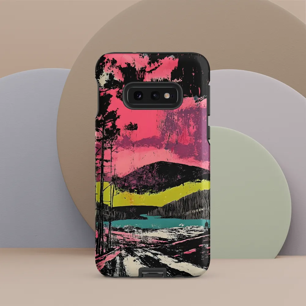 Vibrant Horizons: A Landscape in Contrast