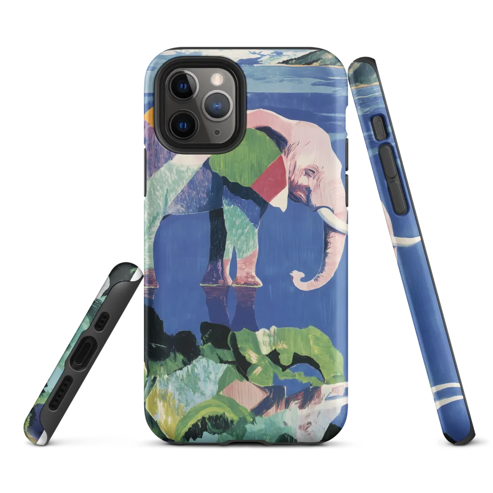 Serenity in Color: The Elephants of Reflection