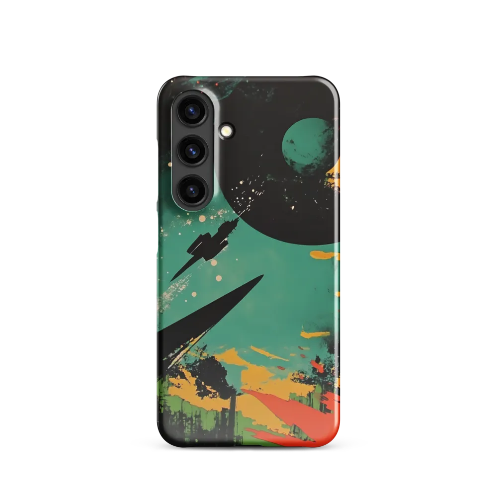 Journey Through the Cosmic Canvas | Phone Case |  S24 | Snap Case | Glossy