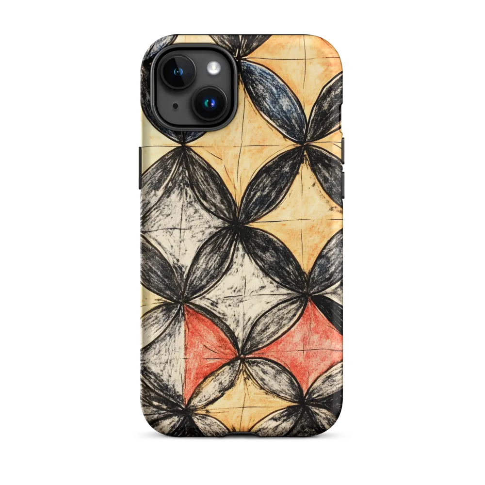 Geometric Harmony | Phone Case |  15 Plus | Tough Case | Matte