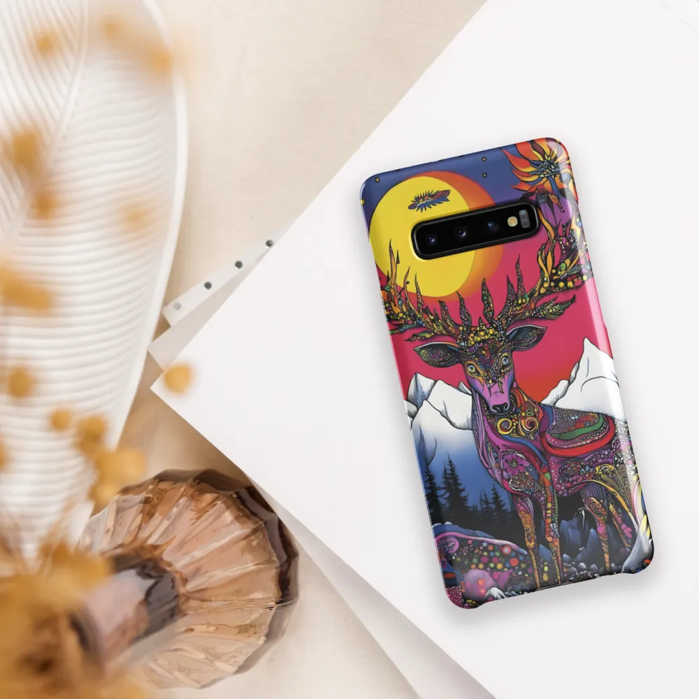 Mystical Majesty of the Psychedelic Deer | Phone Case |  S10 Plus | Snap Case | Glossy