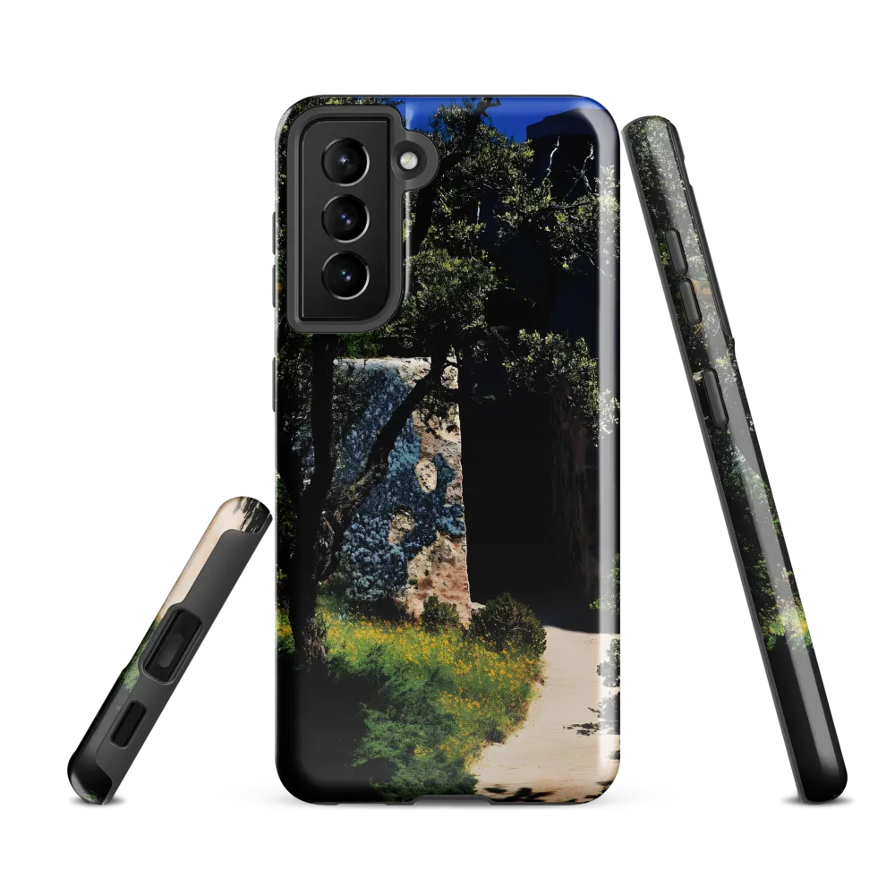 Whispers of Nature and Stone | Phone Case |  S21 FE | Tough Case | Glossy