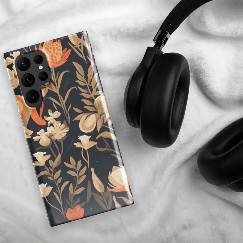 Floral Harmony: A Dance in the Dark