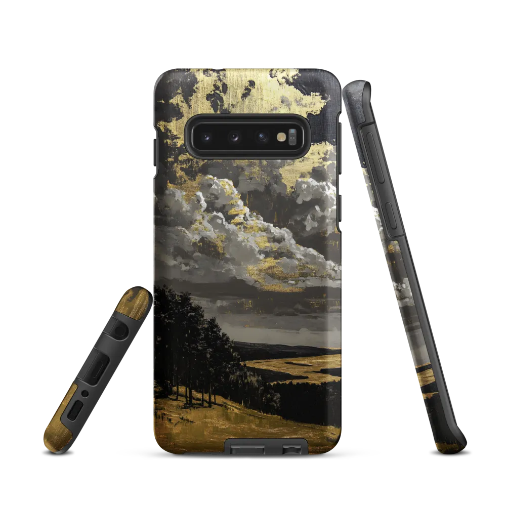 Golden Serenity in a Dramatic Sky | Phone Case |  S10 | Tough Case | Matte