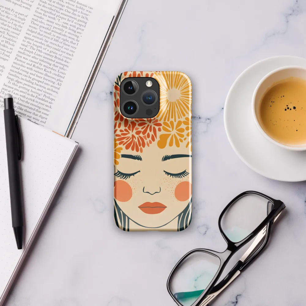 Serenity in Bloom | Phone Case |  16 Pro | Snap Case | Glossy