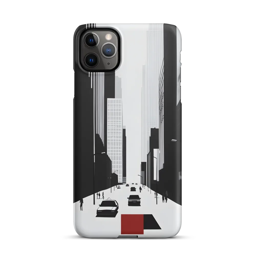 Urban Solitude: A Minimalistic Cityscape
