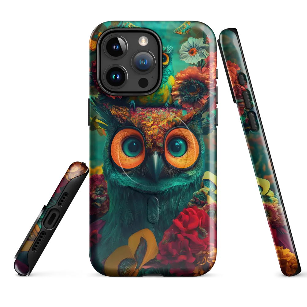 Majestic Harmony: The Floral Owl