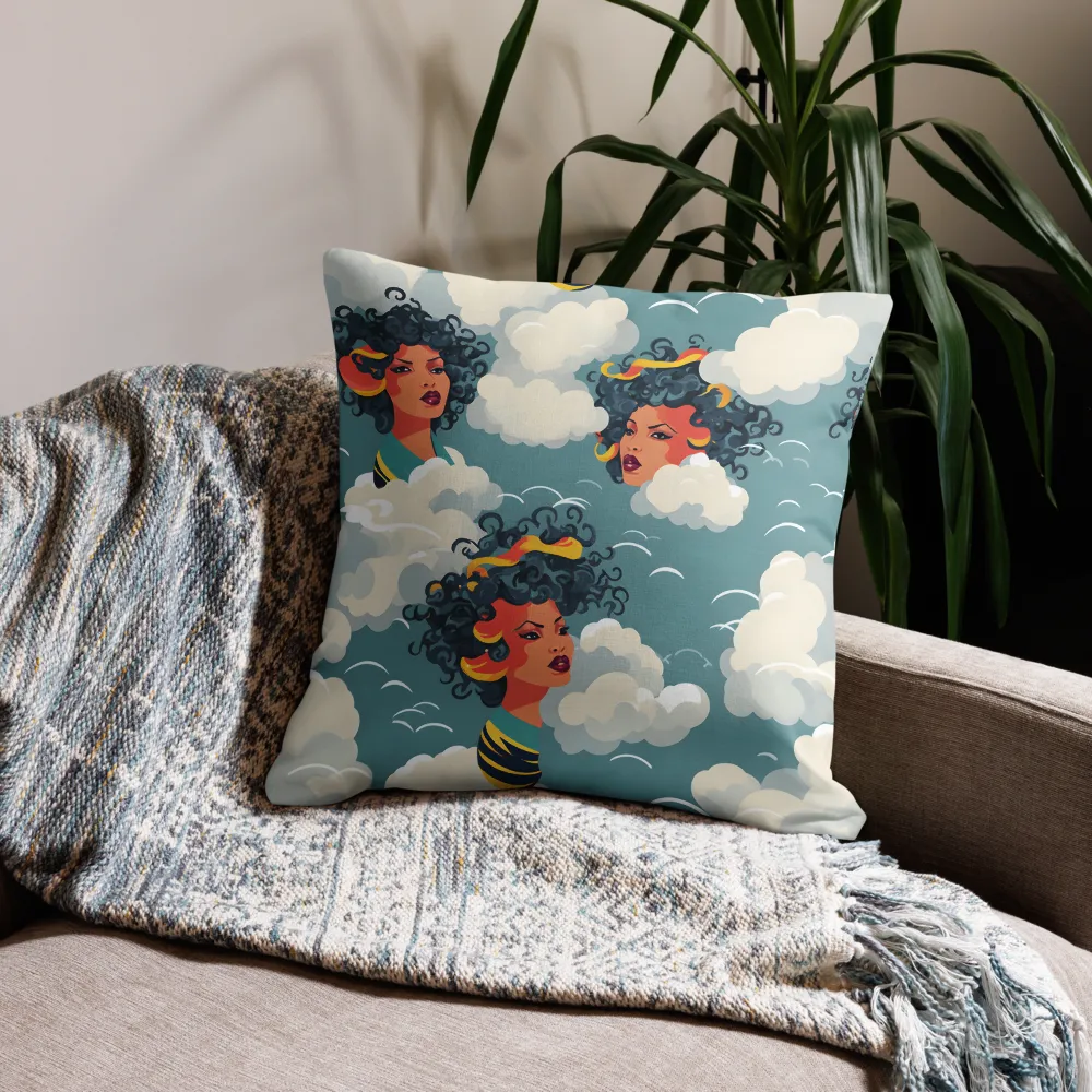 Whimsical Dreams in the Sky | Pillow | 22″×22″