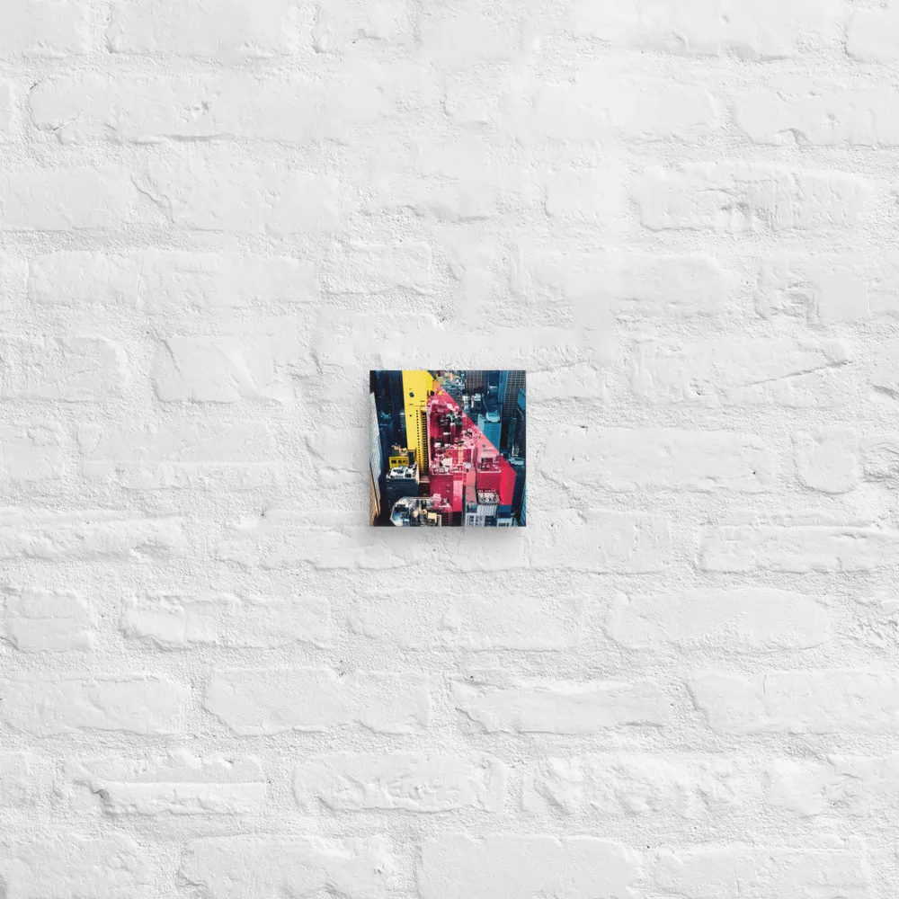 Dynamic Urban Symphony | Canvas | 6″×6″