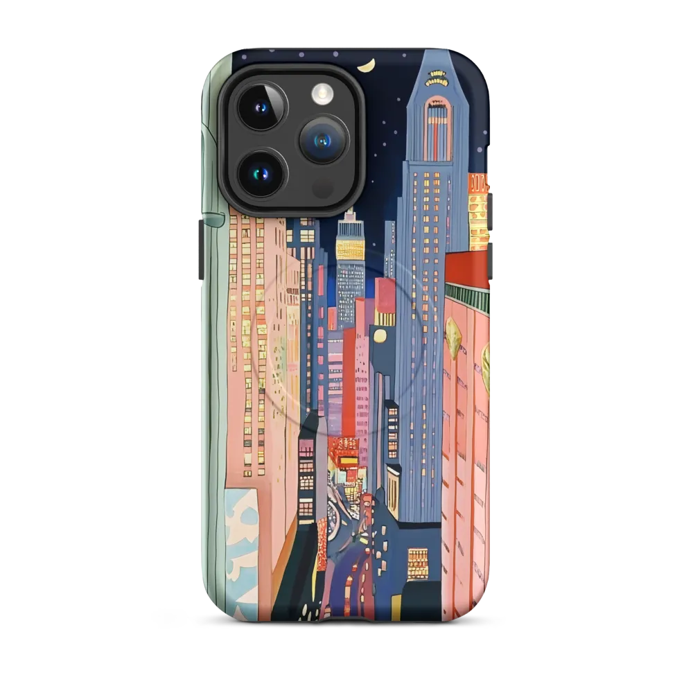 Urban Dreamscape: A Pop Art Night | Phone Case |  14 Pro Max | MagSafe® Tough Case | Matte