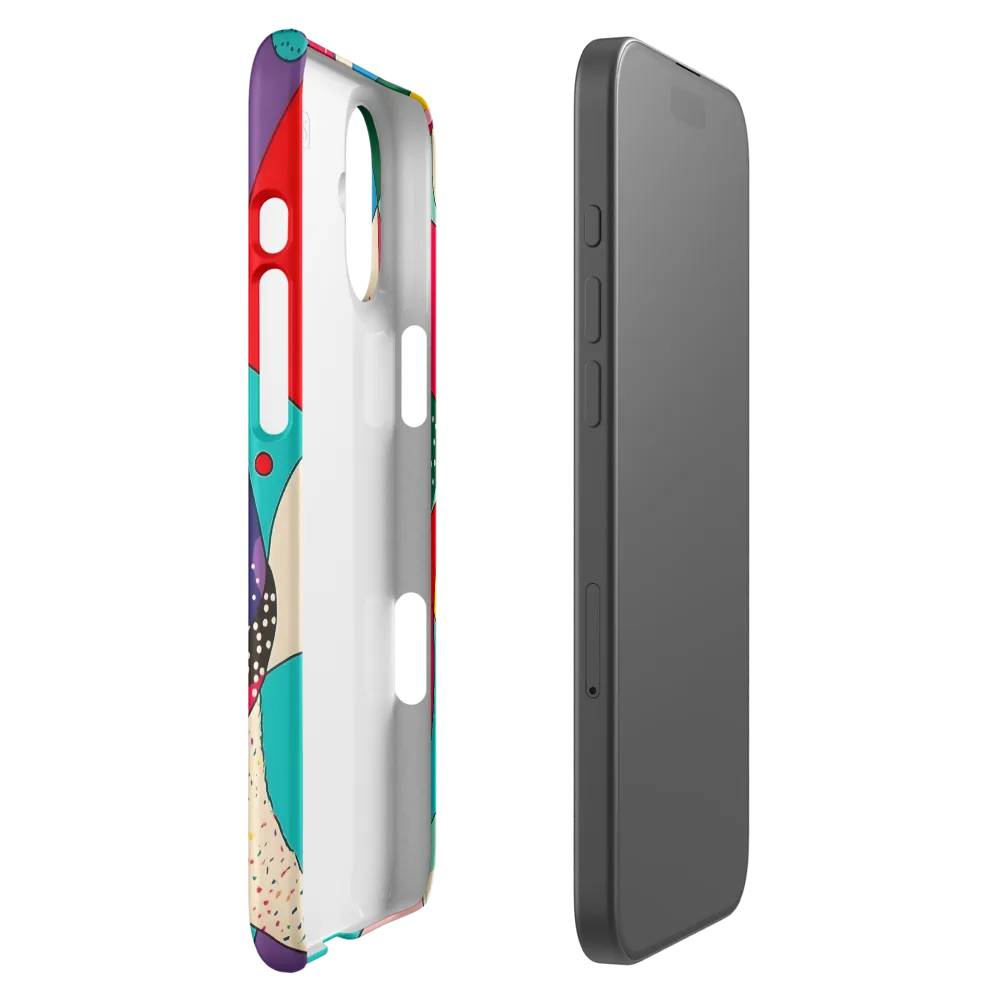 Playful Geometry in Color | Phone Case |  16 Plus | Snap Case | Matte