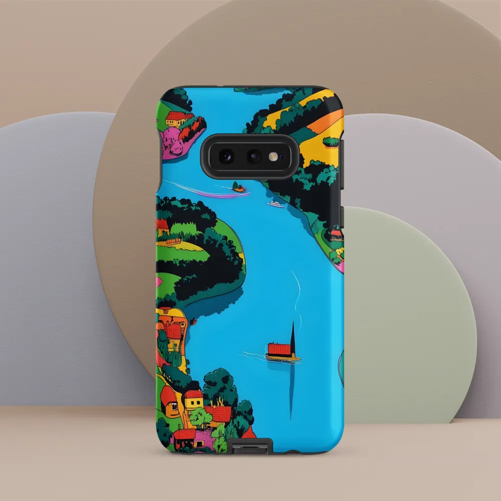 Whimsical River Landscape
