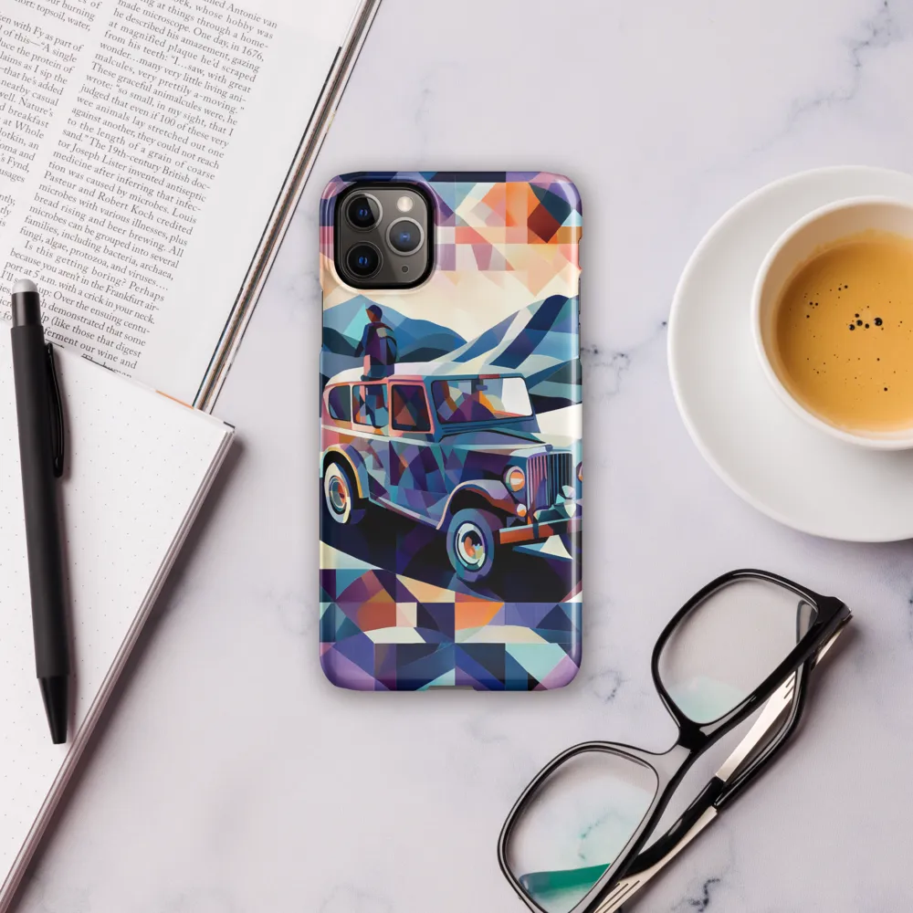 Journey Through Geometric Dreams | Phone Case |  11 Pro Max | Snap Case | Glossy