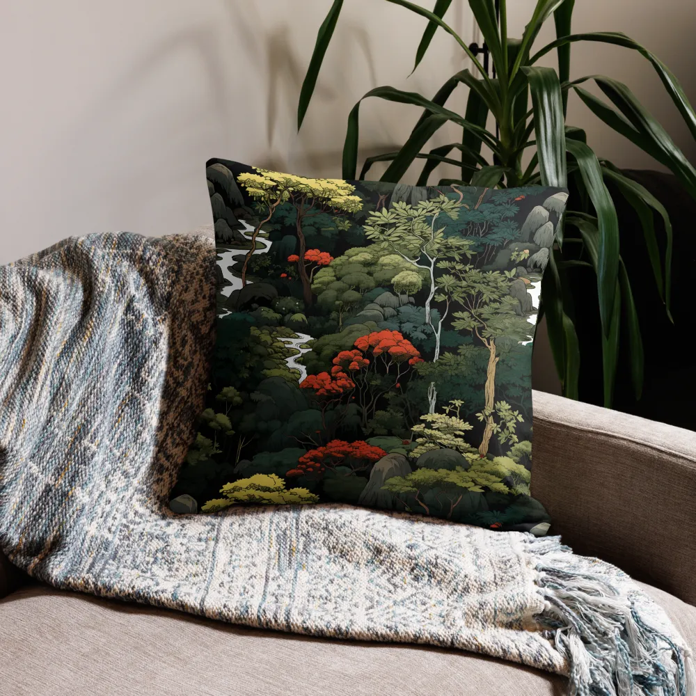 Whispers of the Forest | Pillow & Pillow Case | Multiple Sizes