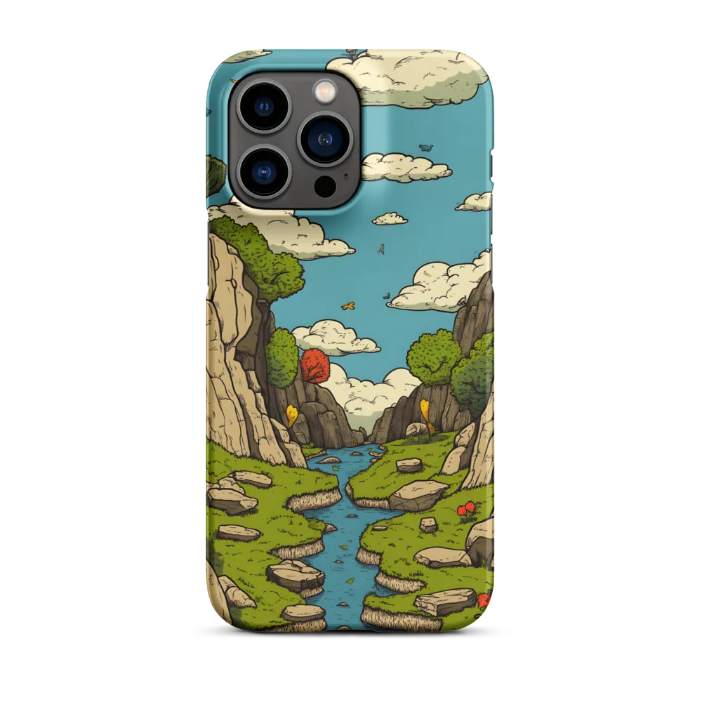 Whimsical Serenity: A Canyon Landscape