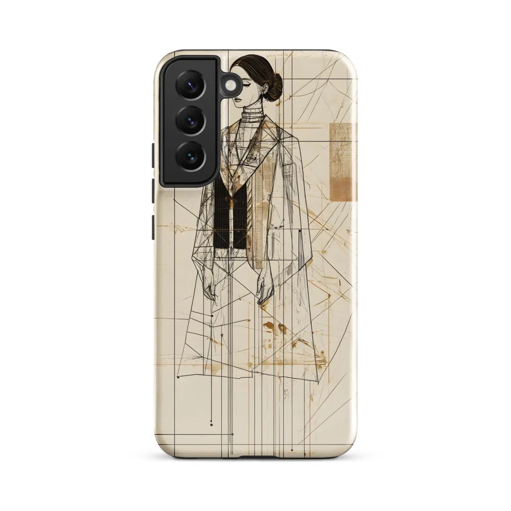 Elegance in Lines | Phone Case |  S22 Plus | Tough Case | Glossy