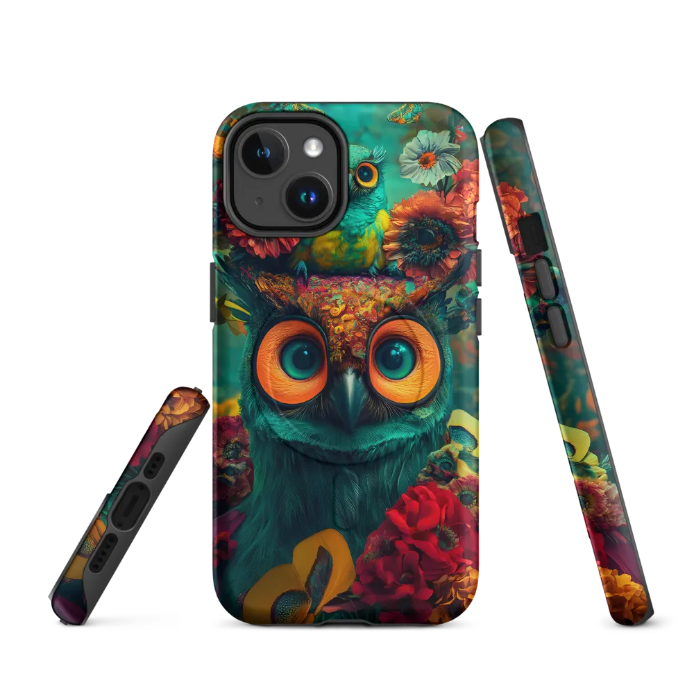 Majestic Harmony: The Floral Owl