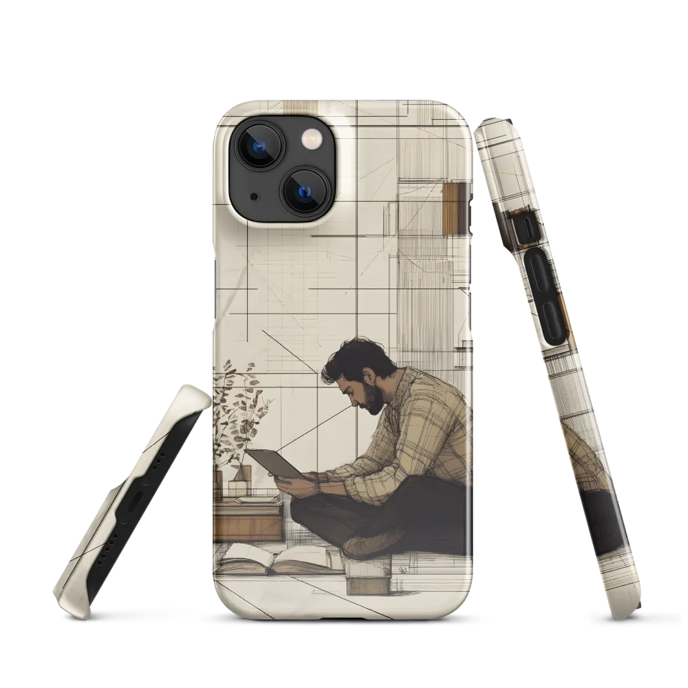 Quiet Reflections in Line | Phone Case |  14 | Snap Case | Glossy