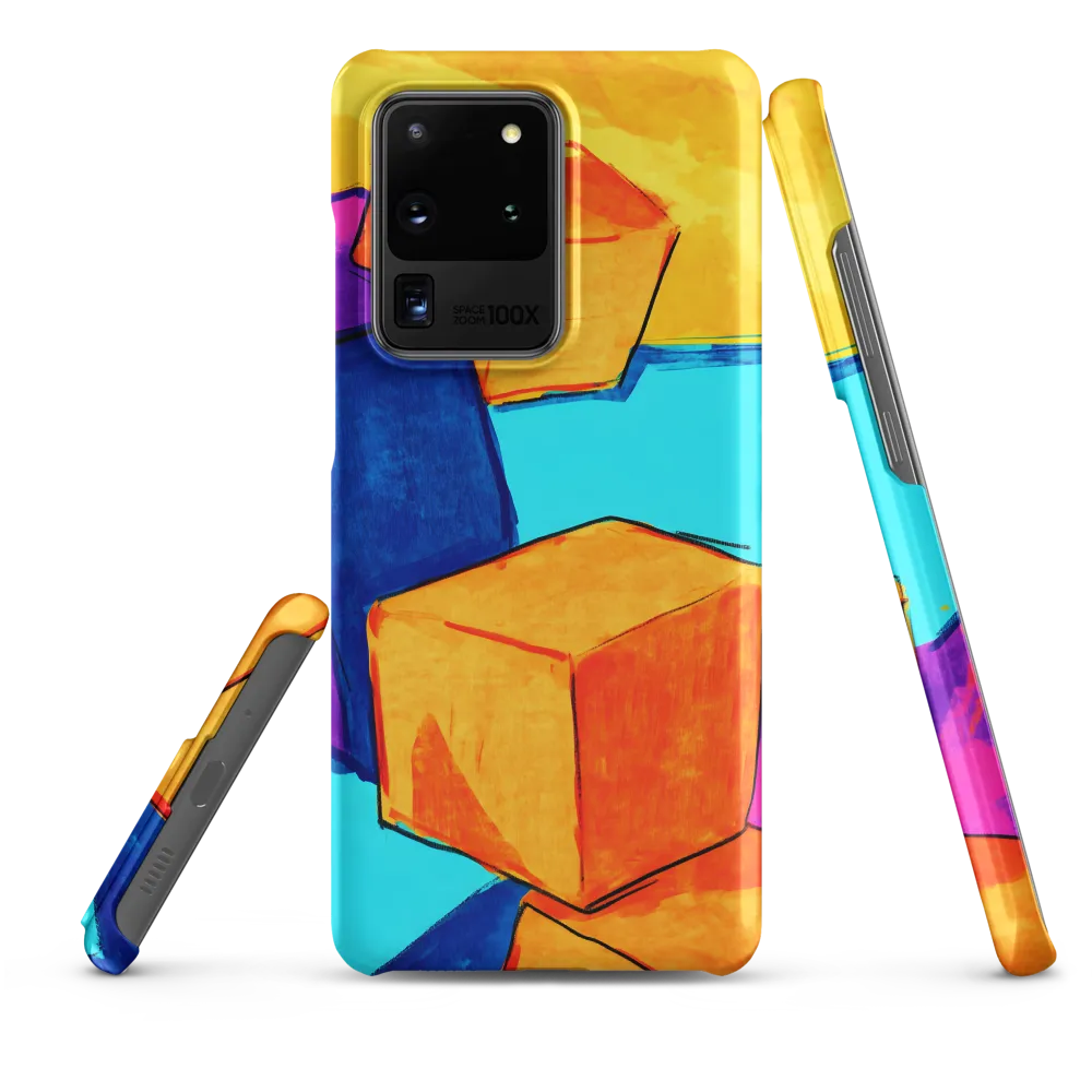 Playful Cubes in Vibrant Harmony