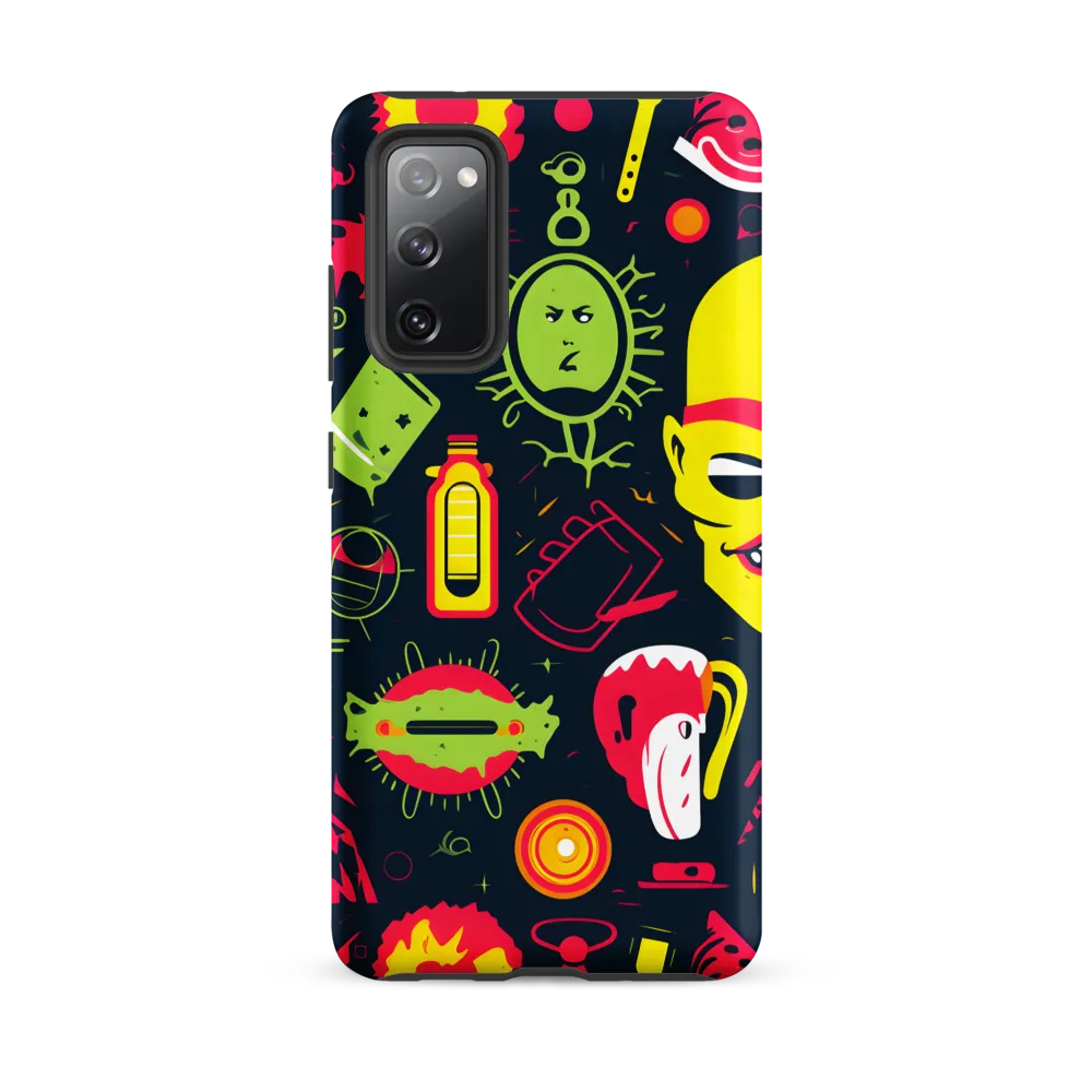 Neon Revelry: A Quirky Exploration of Modern Pop Art
