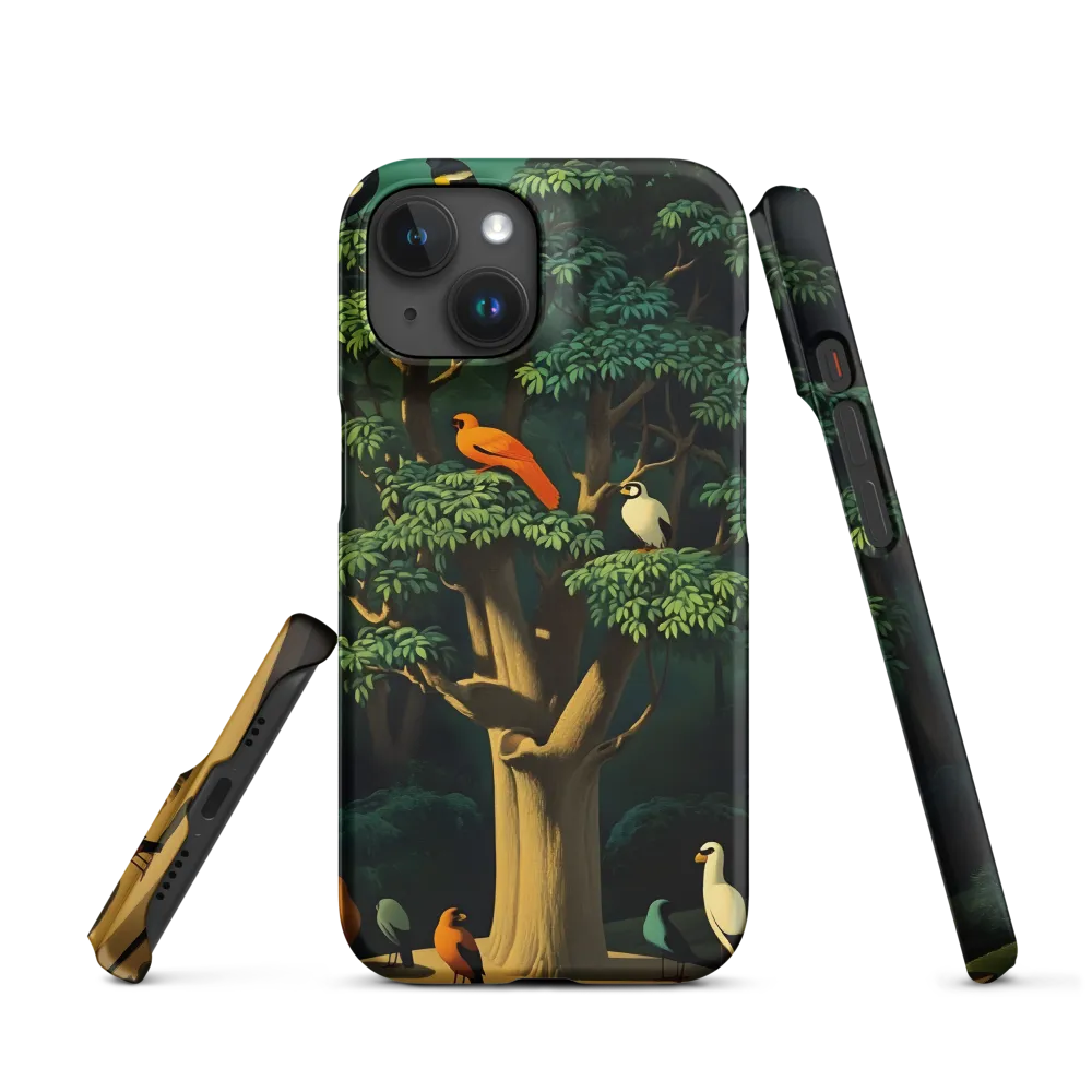 Harmony in Color: A Surreal Bird Symphony